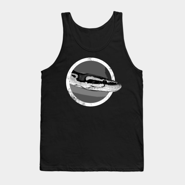 Distressed Pet Ball Python Icon Tank Top by MeatMan